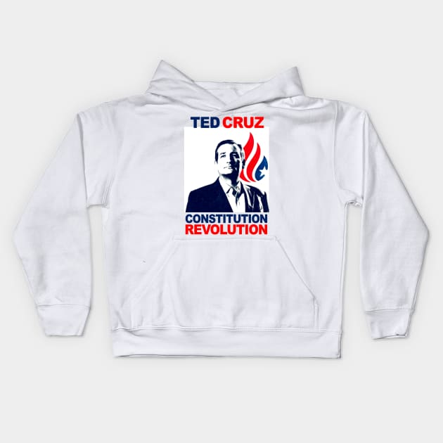 TED CRUZ CONSTITUTION REVOLUTION T-SHIRT Kids Hoodie by UnitedforCruz